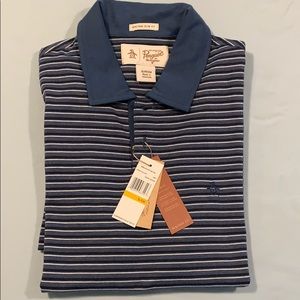 New Penguin striped polo
